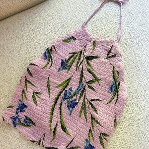urban outfitters cropped open back top